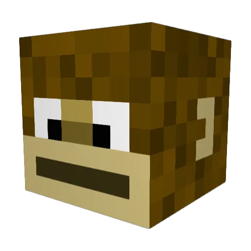fredIsAFred Minecraft avatar head, 3D render