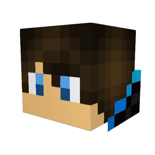 fredcooldude Minecraft avatar head, 3D render