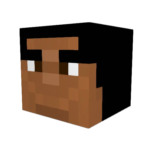 fredcraft908 Minecraft avatar head, 3D render