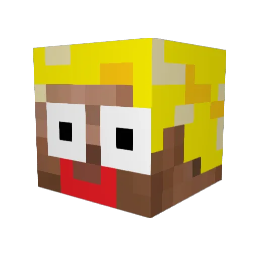 freddan520 Minecraft avatar head, 3D render