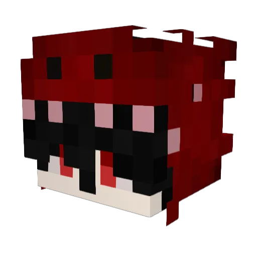 fredde245 Minecraft avatar head, 3D render