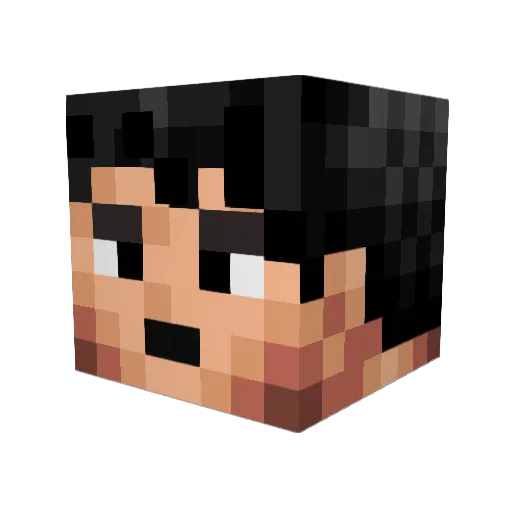 freddino96 Minecraft avatar head, 3D render