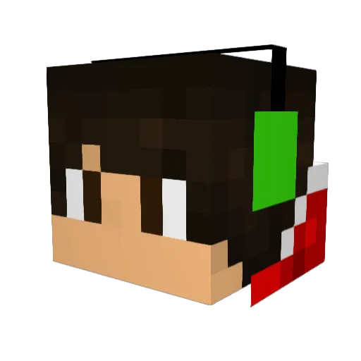 freddo21 Minecraft avatar head, 3D render