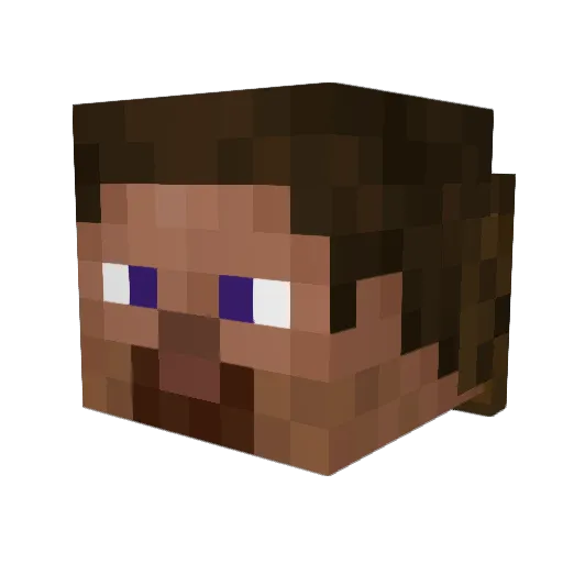 freddy100_ Minecraft avatar head, 3D render