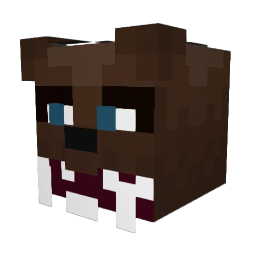 freddy1591 Minecraft avatar head, 3D render