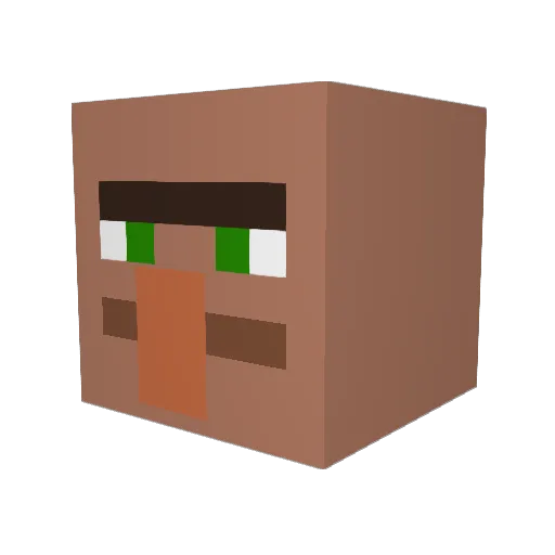 freddy1980 Minecraft avatar head, 3D render