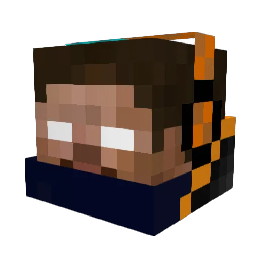 freddy240 Minecraft avatar head, 3D render