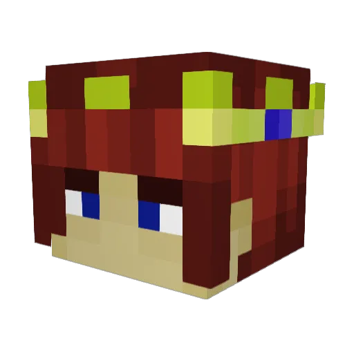 freddyfazbar1 Minecraft avatar head, 3D render