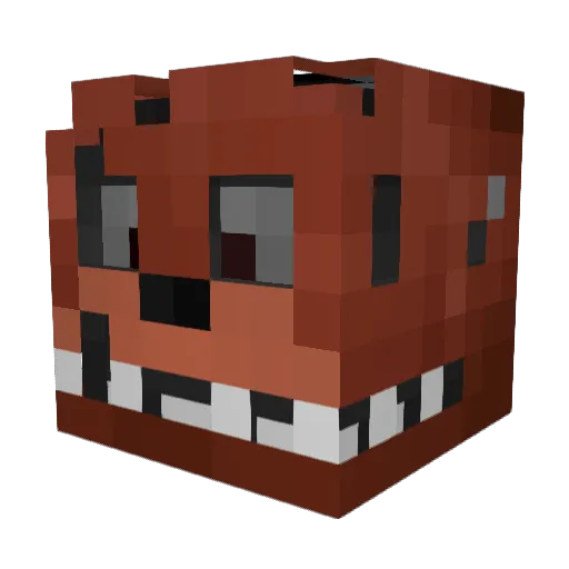 freddygamer50 Minecraft avatar head, 3D render
