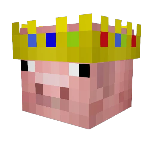 freddyhero Minecraft avatar head, 3D render