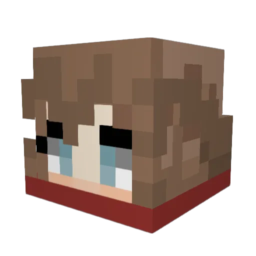 frederikke5642 Minecraft avatar head, 3D render