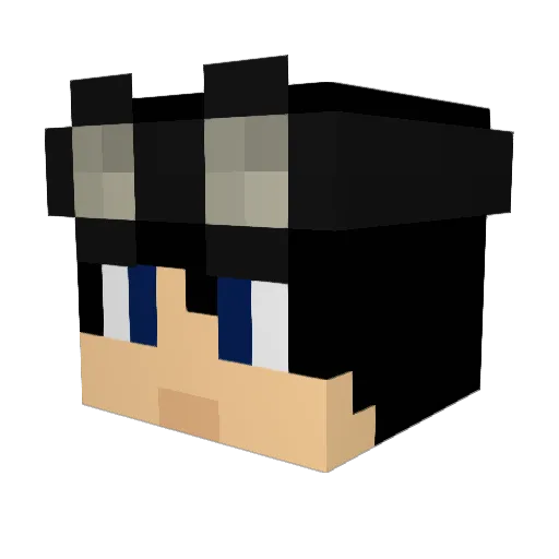 fredi8642 Minecraft avatar head, 3D render