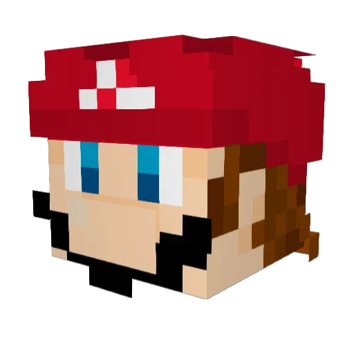 fredinho1989 Minecraft avatar head, 3D render