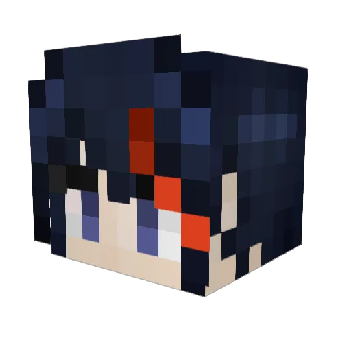 fredprobe45 Minecraft avatar head, 3D render