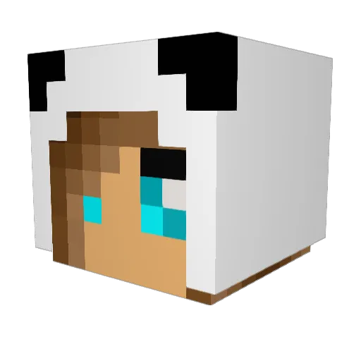 fredrikke2002 Minecraft avatar head, 3D render