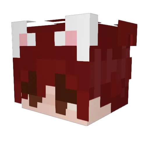 fredstr123 Minecraft avatar head, 3D render