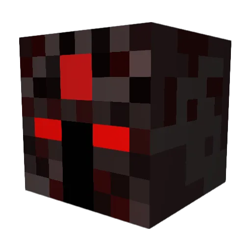 fredykob Minecraft avatar head, 3D render