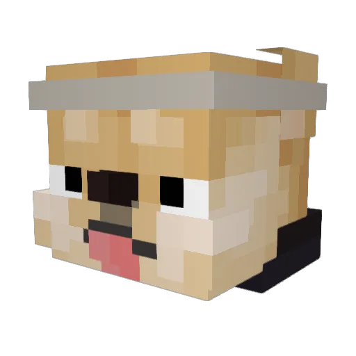 free_spirit___ Minecraft avatar head, 3D render