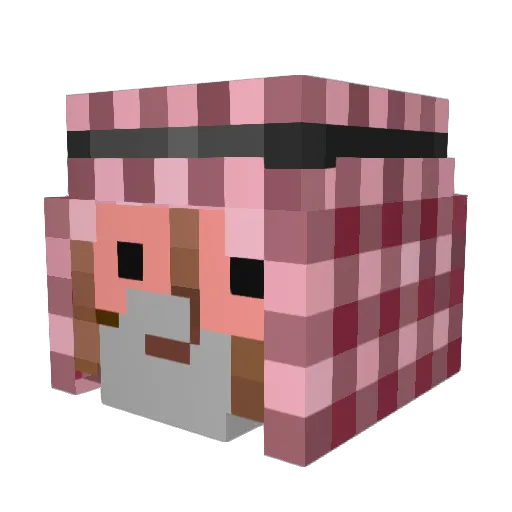 freeccdumps Minecraft avatar head, 3D render