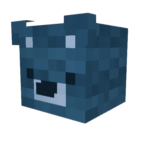 freedom132 Minecraft avatar head, 3D render
