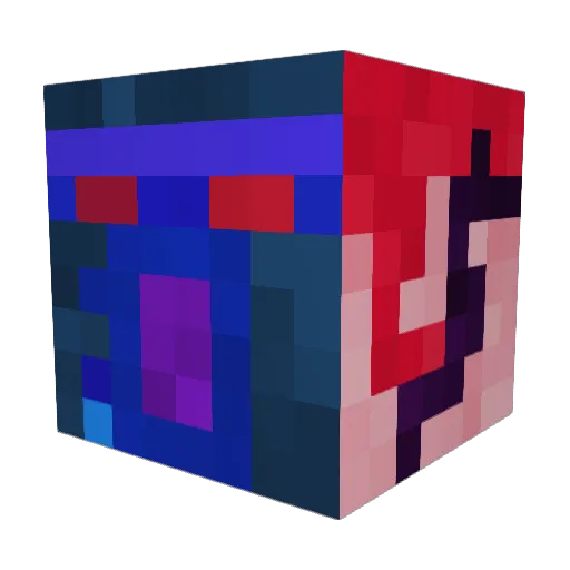 freedone4 Minecraft avatar head, 3D render