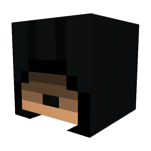 freedy76 Minecraft avatar head, 3D render