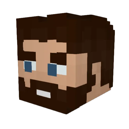 freegamesdotexe Minecraft avatar head, 3D render