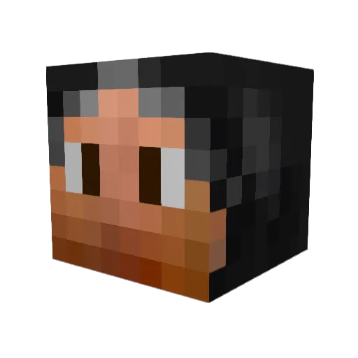 freeker1018 Minecraft avatar head, 3D render