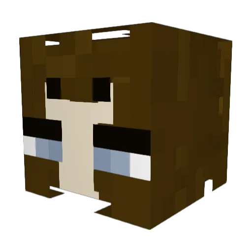 freekgopher Minecraft avatar head, 3D render