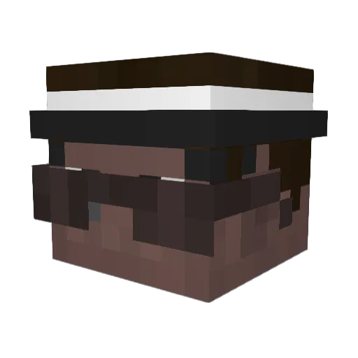 freelist_die Minecraft avatar head, 3D render