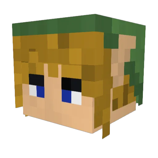 freeman64 Minecraft avatar head, 3D render