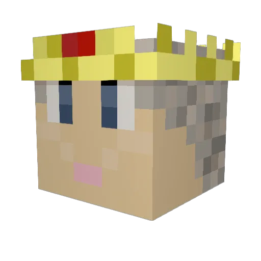 freemka5 Minecraft avatar head, 3D render