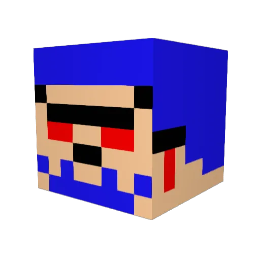 freeshot272 Minecraft avatar head, 3D render
