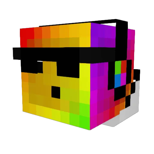 freetricks Minecraft avatar head, 3D render