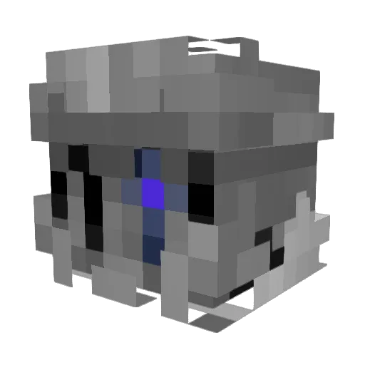 freeunicorn Minecraft avatar head, 3D render