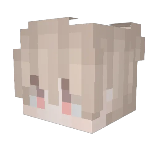 freezemsc Minecraft avatar head, 3D render