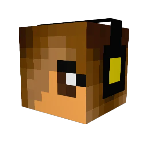 freezingvins Minecraft avatar head, 3D render