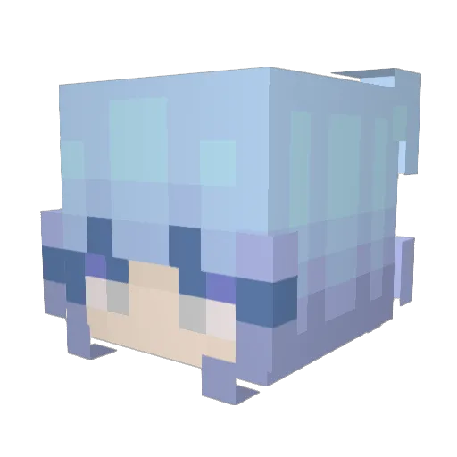 freimanisfool Minecraft avatar head, 3D render