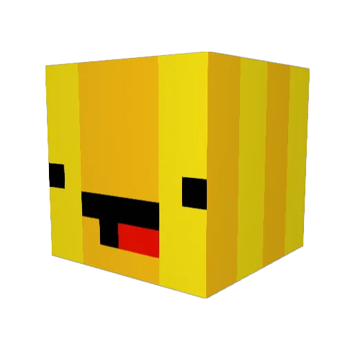 french_mice Minecraft avatar head, 3D render