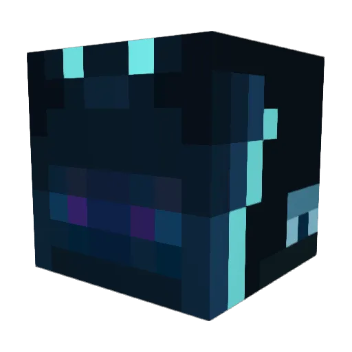 frenchy95 Minecraft avatar head, 3D render