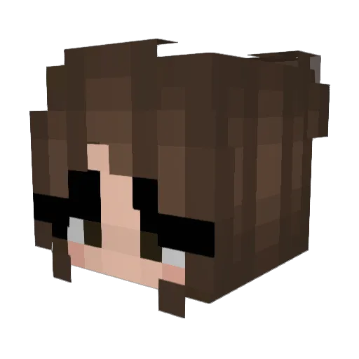 frenchyyfrie Minecraft avatar head, 3D render