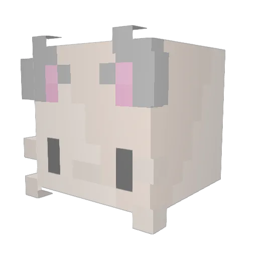 freqyXin Minecraft avatar head, 3D render