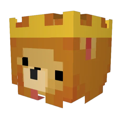 frescher_Nimale Minecraft avatar head, 3D render