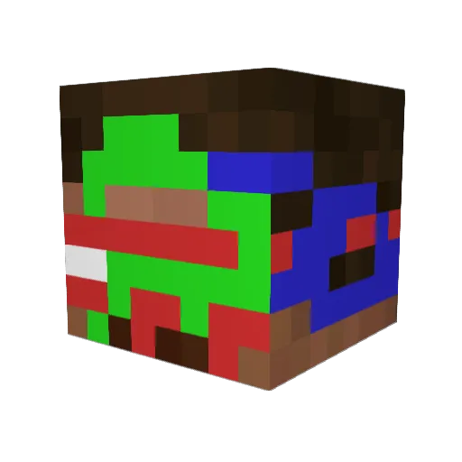 fresh__prince Minecraft avatar head, 3D render