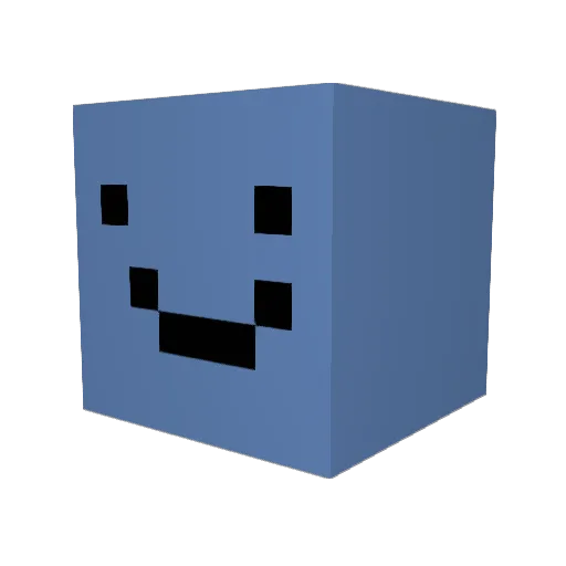 freshake Minecraft avatar head, 3D render
