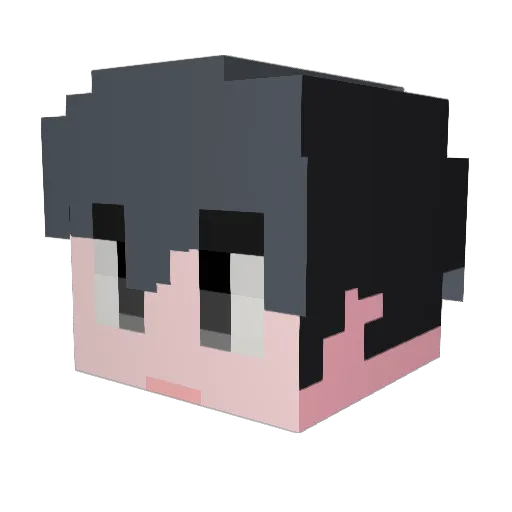 freshgoods Minecraft avatar head, 3D render