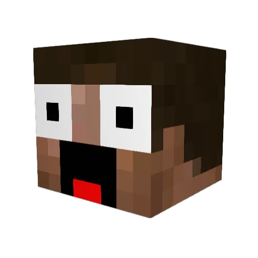 freshkidd_12 Minecraft avatar head, 3D render