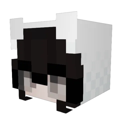 freshment Minecraft avatar head, 3D render
