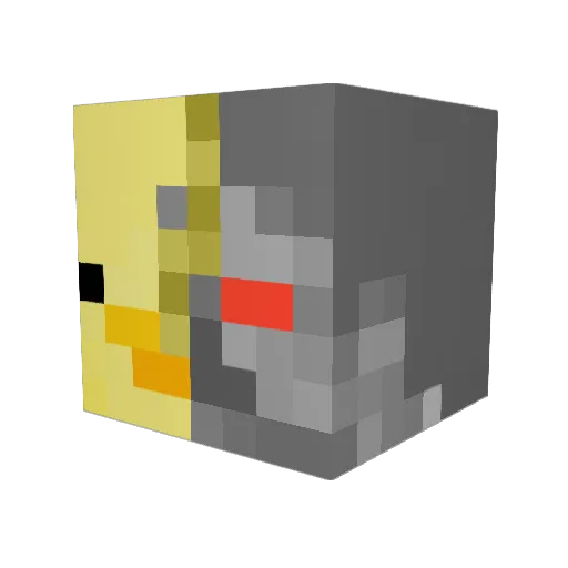 freshsq Minecraft avatar head, 3D render