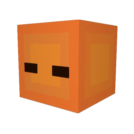freshypeas Minecraft avatar head, 3D render